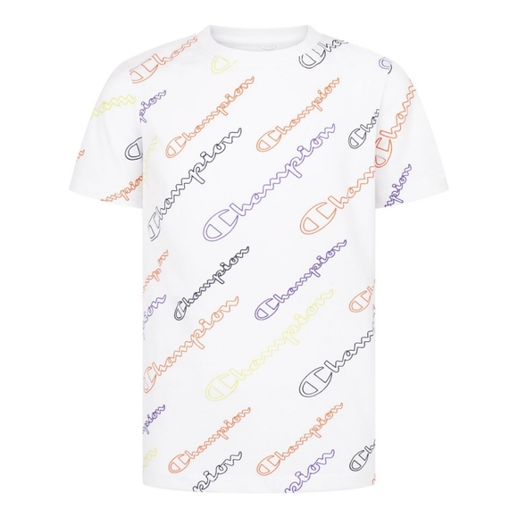 Champion Other - Little Boys All Over Print Open Diagonal Script T-shirt